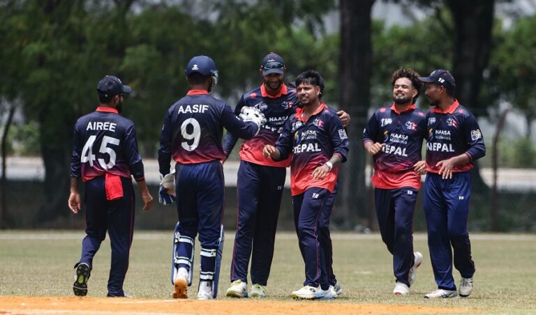KLANG, MALAYSIA - SEPTEMBER 10: Pictures from the match between Nepal and Oman held at the Bayuemas Oval on September 10, 2026 in Klang, Selangor, Malaysia. (Photo by Peter Lim/PhotoDesk.com.my) for Asian Cricket Council