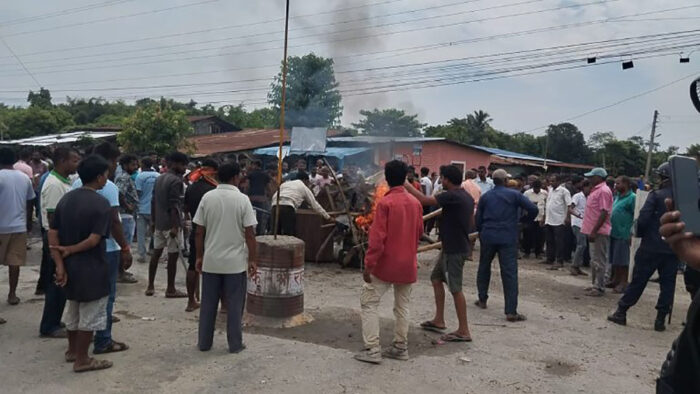 sunsari-protest